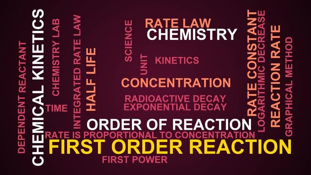 First Order Reaction Word Cloud