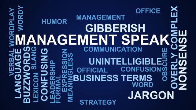 Management Speak Word Cloud