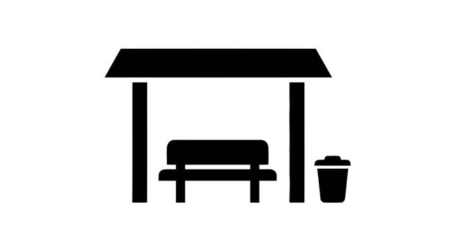 Vector illustration of set of travel icons including plane tickets, cookie browser and bus stop on a transparent background