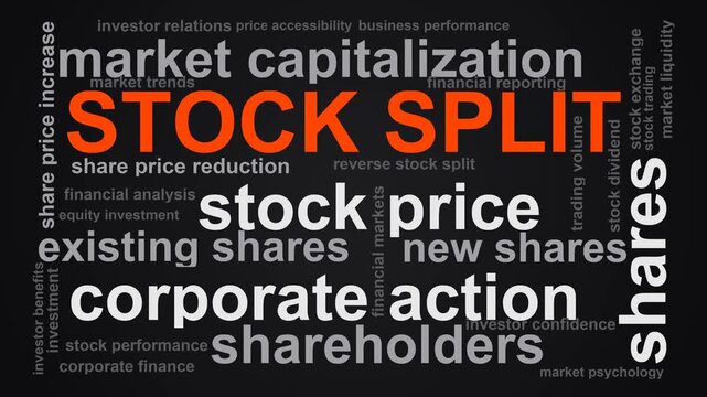 Stock Split Word Cloud