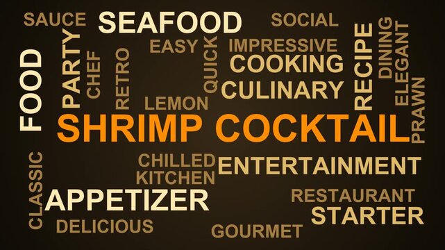 Shrimp Cocktail Word Cloud