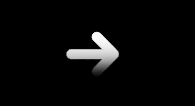 Gradient white arrow icon pointing right