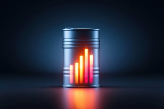 Oil market volatility analysis crashing charts reflecting market trends digital environment strategic insights