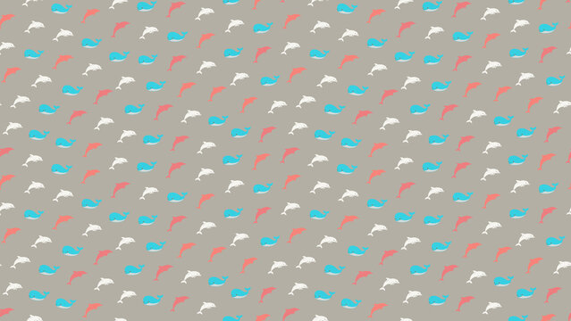 Dolphin and Whale Pattern