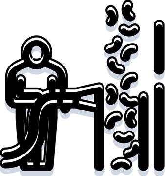 Worker managing the flow of materials in a production line, moving resources through a continuous manufacturing process for efficiency and productivity