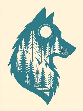 Collection of vector logo designs and flat illustrations featuring animals, nature, landscapes, mandala art, emblems and abstract symbols