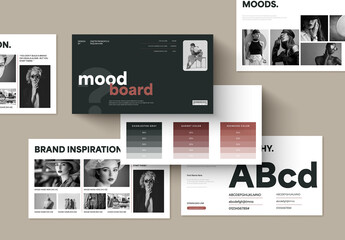 Minimal Fashion Brand Moodboard Template