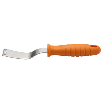 Orange citrus zester for the kitchen, isolated on transparent background