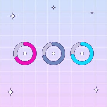 vector illustration of an abstract background with circles