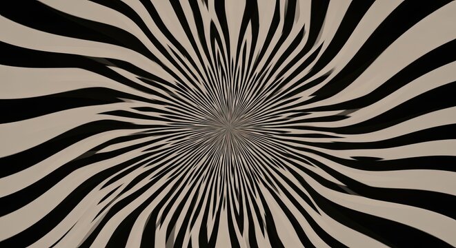 Abstract black and grey swirl pattern with a radial sunburst effect