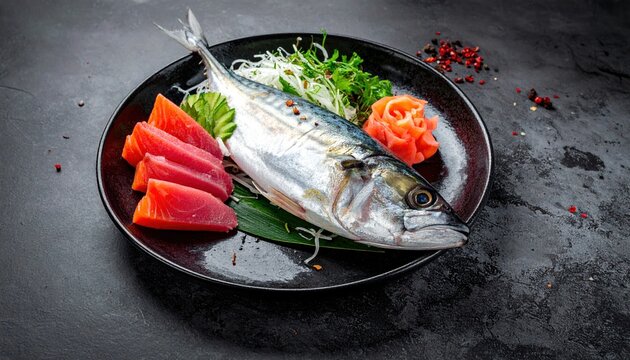 Premium amberjack fish for sushi and seafood concepts