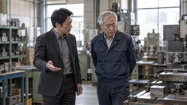 Japanese Factory Owner Facing Risky Business Succession and Takeover Proposal