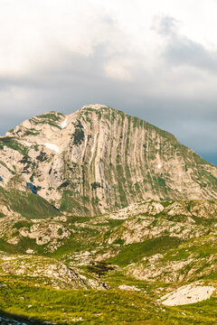 Rocky Mountain Landscape at Sedlo Pass in Durmitor National Park
