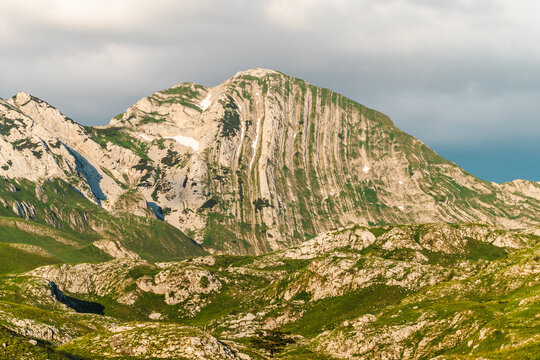 Rocky Mountain Landscape at Sedlo Pass in Durmitor