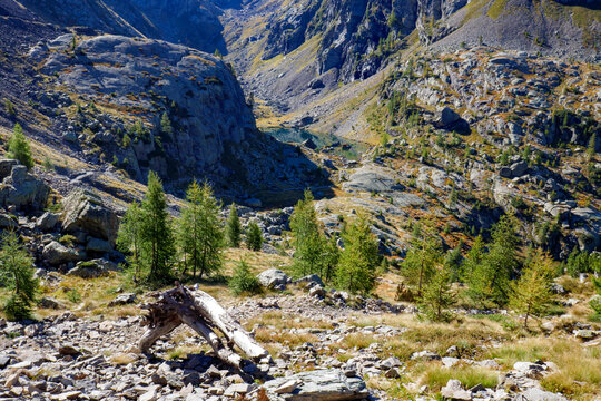 Panorama in Alta Val Gerola, Alpi Orobie Valtellinesi