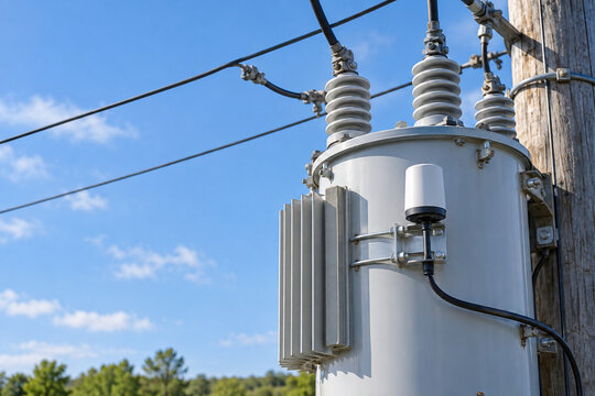 Wireless Condition Sensor on Distribution Transformer
