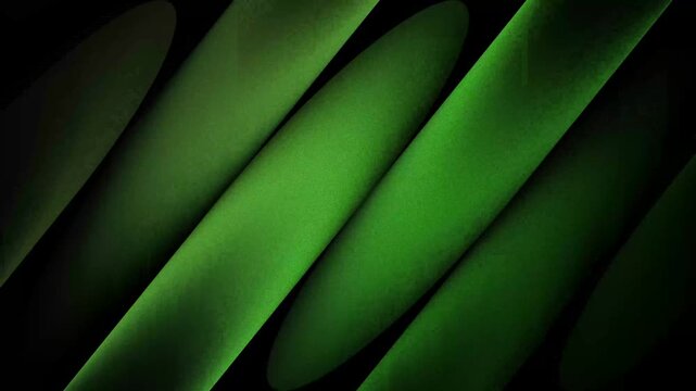 Flowing glass motion abstract background with smooth green curved forms and glossy depth. Futuristic liquid shapes create a dynamic backdrop for videos, screens, branding, and digital design. Vector.