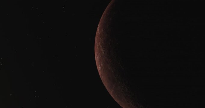 Makemake Dwarf Planet View from Outer Space
