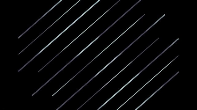 Abstract Diagonal Lines Motion Background Featuring Parallel Glowing Stripes in Minimalist Style for Modern Video Production