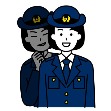 ニセの女性警察官
