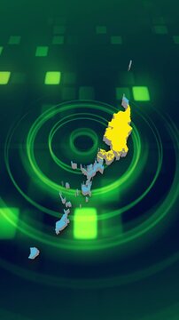 Mobile Vertical Resolution, 2160x3840 Pixels, Palau Flag on its Map, 3D Map Flag Opener

Suitable for Mobile Videos, Politics, Elections, News, Sports Events and Presentations