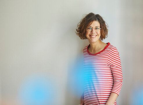 Portrait of happy mature woman