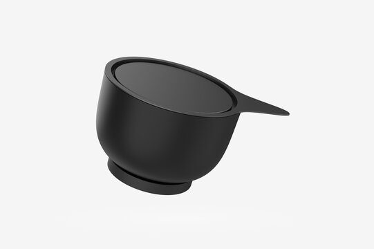 Glossy Plastic Jar Mockup. 3d illustration