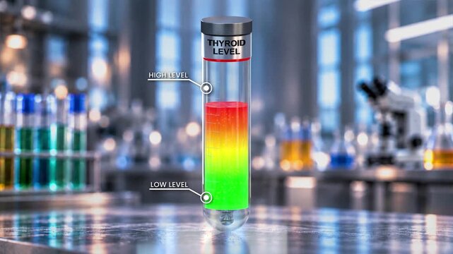 Thyroid High Level Meter Animation