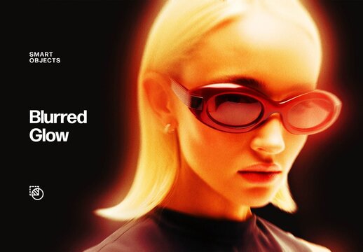 Blurred Glow Photo Effect for Poster and Social Media Design