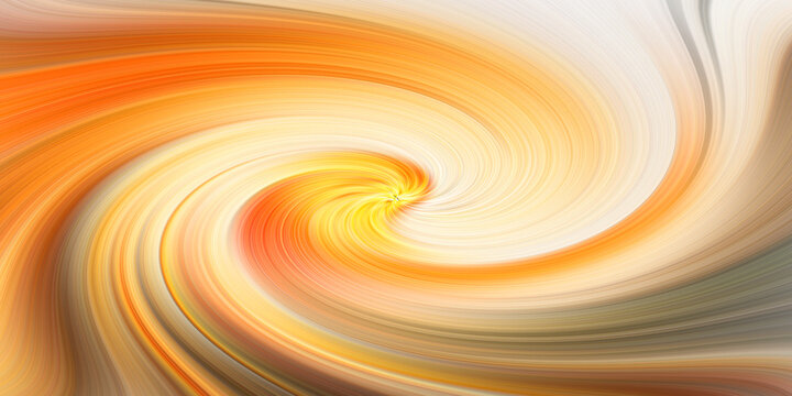Orange and yellow swirling abstract vortex creating a bright energy effect.