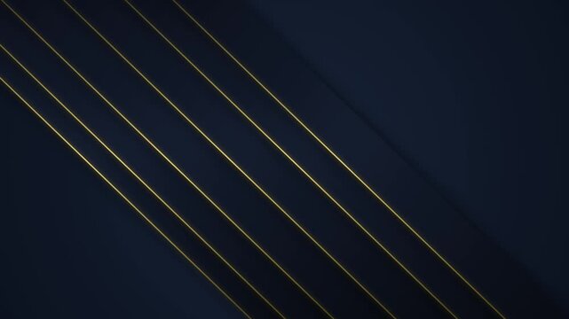 Abstract Gold Diagonal Lines Motion Background Featuring Elegant Glowing Stripes On Dark Backdrop