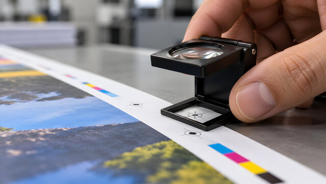 Inspecting Color Registration on Printed Sheets