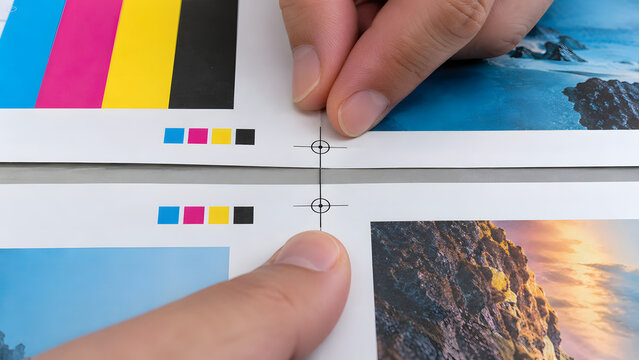Quality Check for Alignment in Commercial Print Production