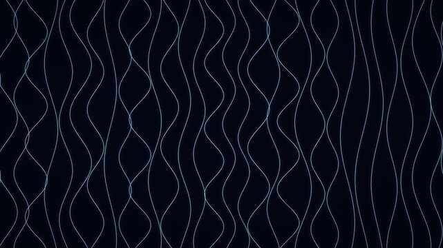 Delicate blue lines weave a continuous abstract pattern against a dark background texture geometric design darkness