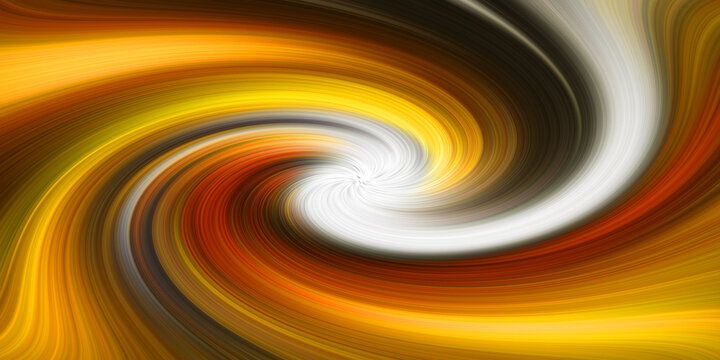 Vibrant swirling liquid vortex with warm orange yellow and white hues for motion concepts.