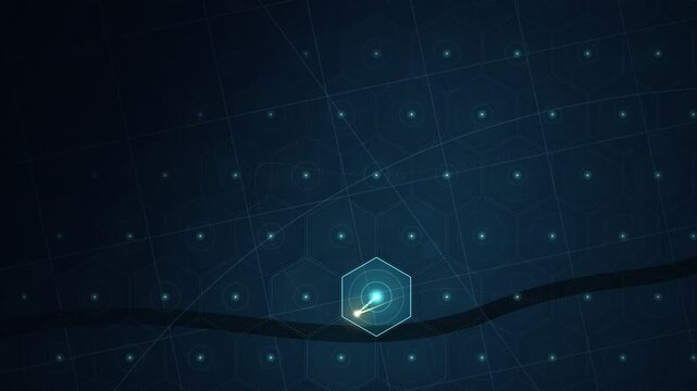 Mobile Network Hexagon Cell Coverage Map Device Handover Seamless Loop