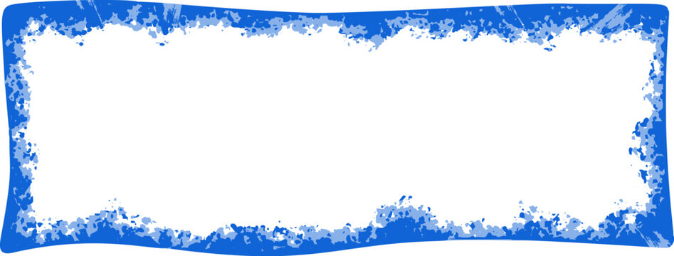 Ice Frame Frosted Border Hand Drawn