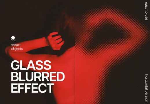 Glass Blurred Photo Effect