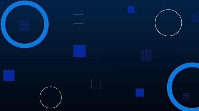 Geometric shapes animation displays structured vector planes on dark. Modern technological graphic design telemetry guides shapes. Displays operate with geometric shapes.