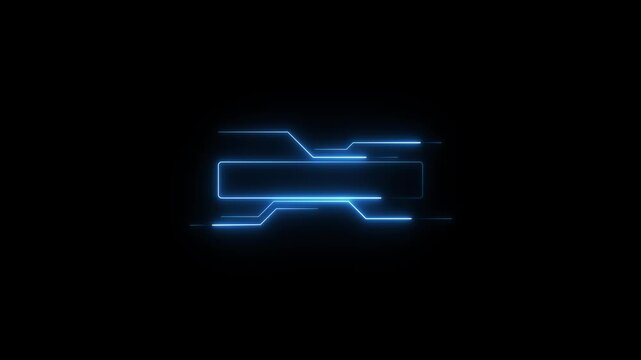 Arrows animation displays directional vectors inside a geometric frame. User interface navigation trajectory data routes on active arrows. Consoles operate with arrows.