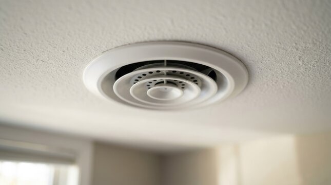 Circular Ceiling Air Vent for Indoor Ventilation and Climate Control System