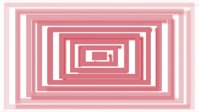Abstract nested rectangles background creating a clean geometric frame pattern with a simple modern look animation