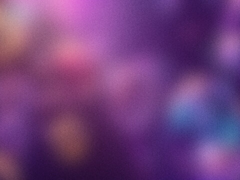 Abstrakter violetter Grain-Gradient-Hintergrund mit weichen Farbverl&auml;ufen in Lila, Pink und Blau
