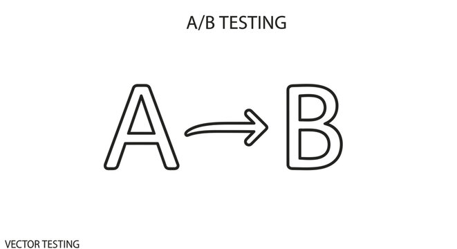 A/B Testing Concept for Marketing Optimization and Split Testing