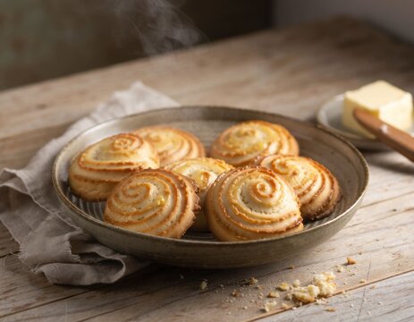 Fresh baked biscuits