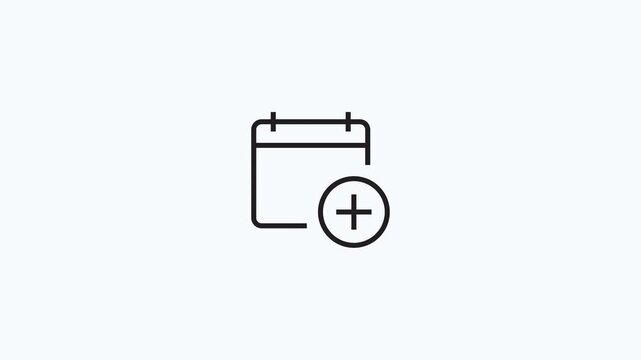 Modern abstract corner bracket design animation for product packaging