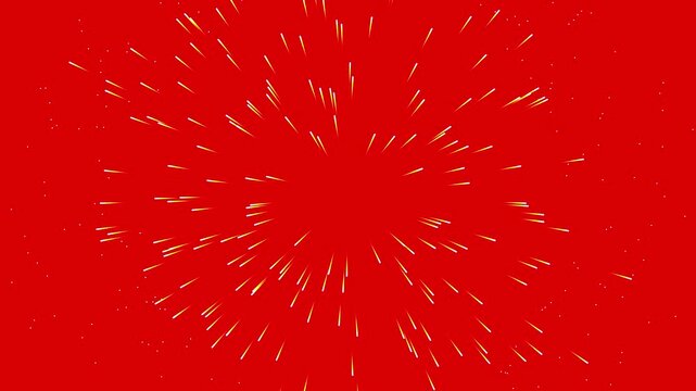 Red Christmas Light Burst Background for New Year Holidays