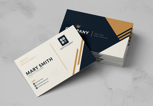 Business Card Template Layout