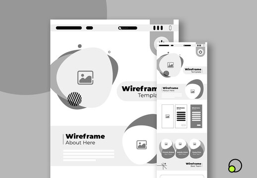 Corporate Website Wireframe Design