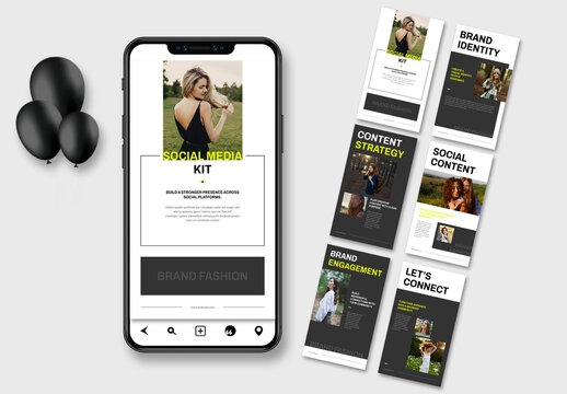 Social Media Kit Stories Template
